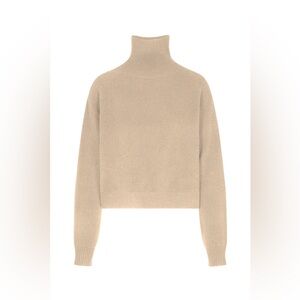 NAKED Cashmere NOELLE Turtleneck Cashmere Sweater Oatmeal